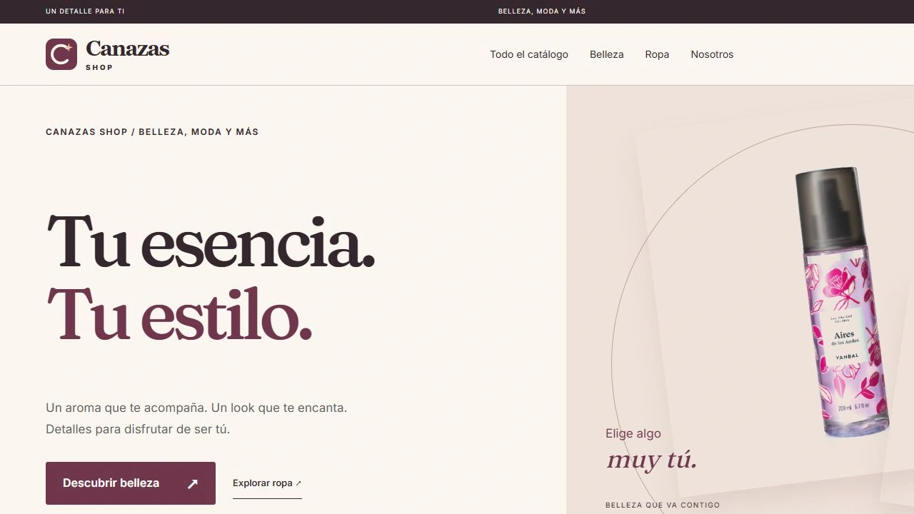 Portada de Canazas Shop
